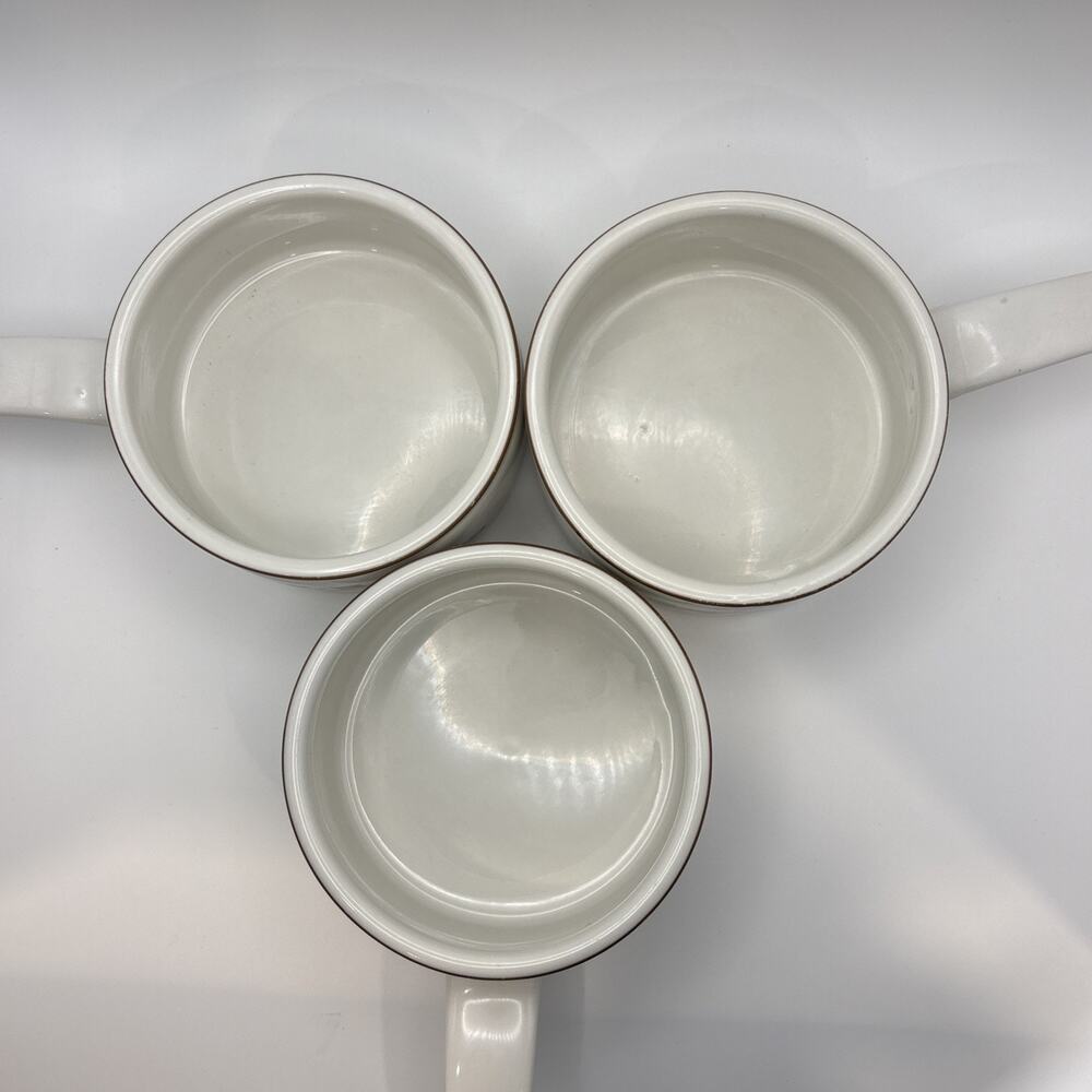 Citation Stoneware WOODHILL 4 3/8" Handled French Onion Soup Bowls - Set of 3 - Picture 6 of 7